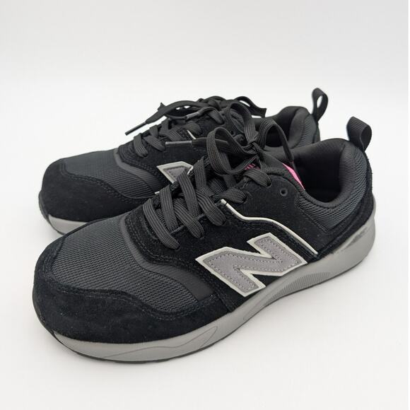 New Balance Women's Composite Toe Elite Lite EH Industrial Shoe Black Size US8.5 - Picture 1 of 14